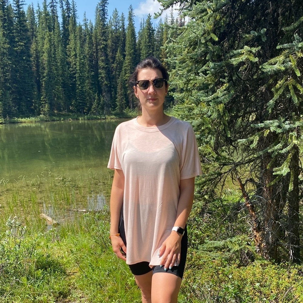 All Yoga DREAMER SHORT SLEEVE TOP - light PINK - last picture
